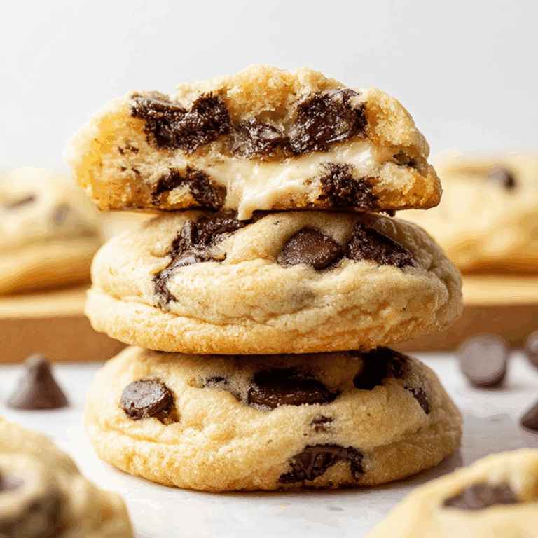 Cheesecake-Filled Chocolate Chip Cookies