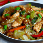 Chinese Chicken Cabbage Stir-Fry