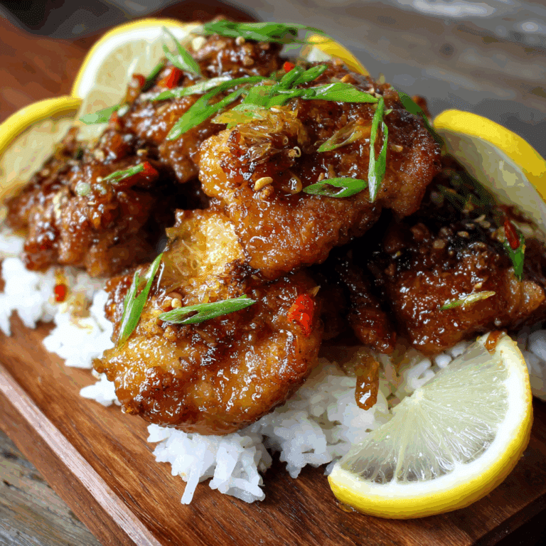 Chinese Lemon Chicken