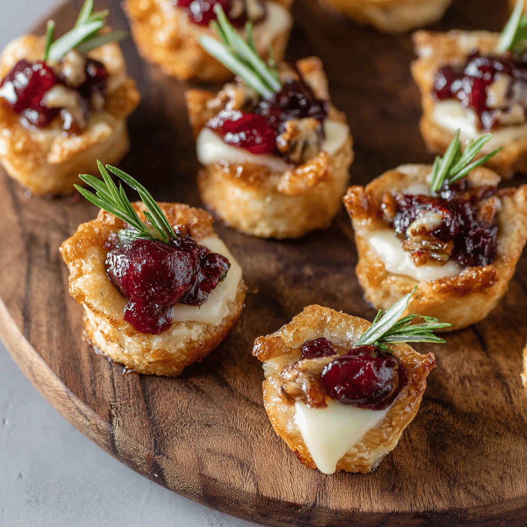 Cranberry Brie Bites
