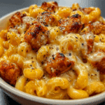 Creamy Honey Pepper Chicken Mac and Cheese Delight