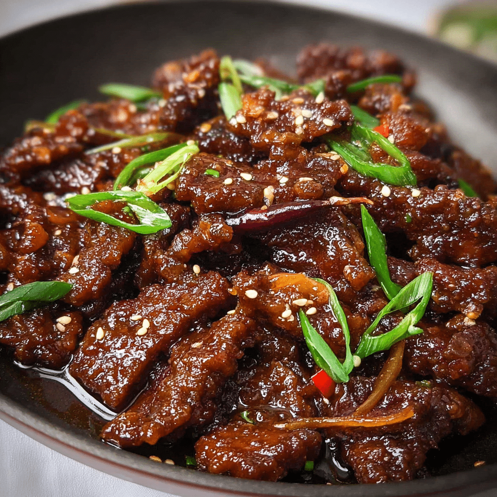 Crispy Mongolian Beef