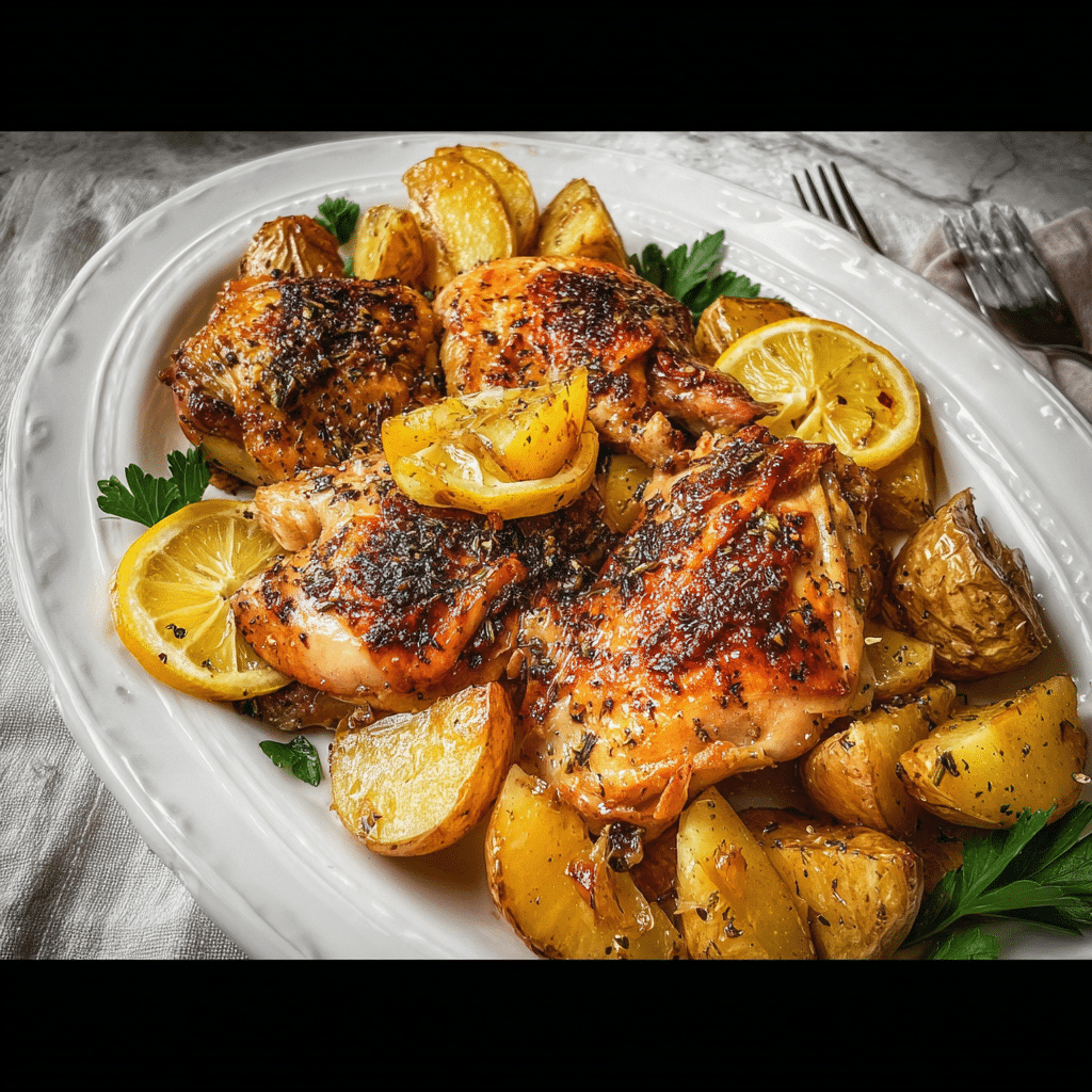 Greek Lemon Chicken & Potatoes