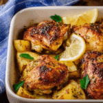 Greek Lemon Chicken Thighs
