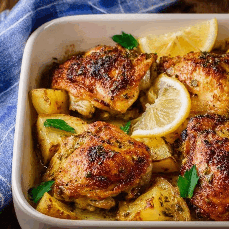 Greek Lemon Chicken Thighs