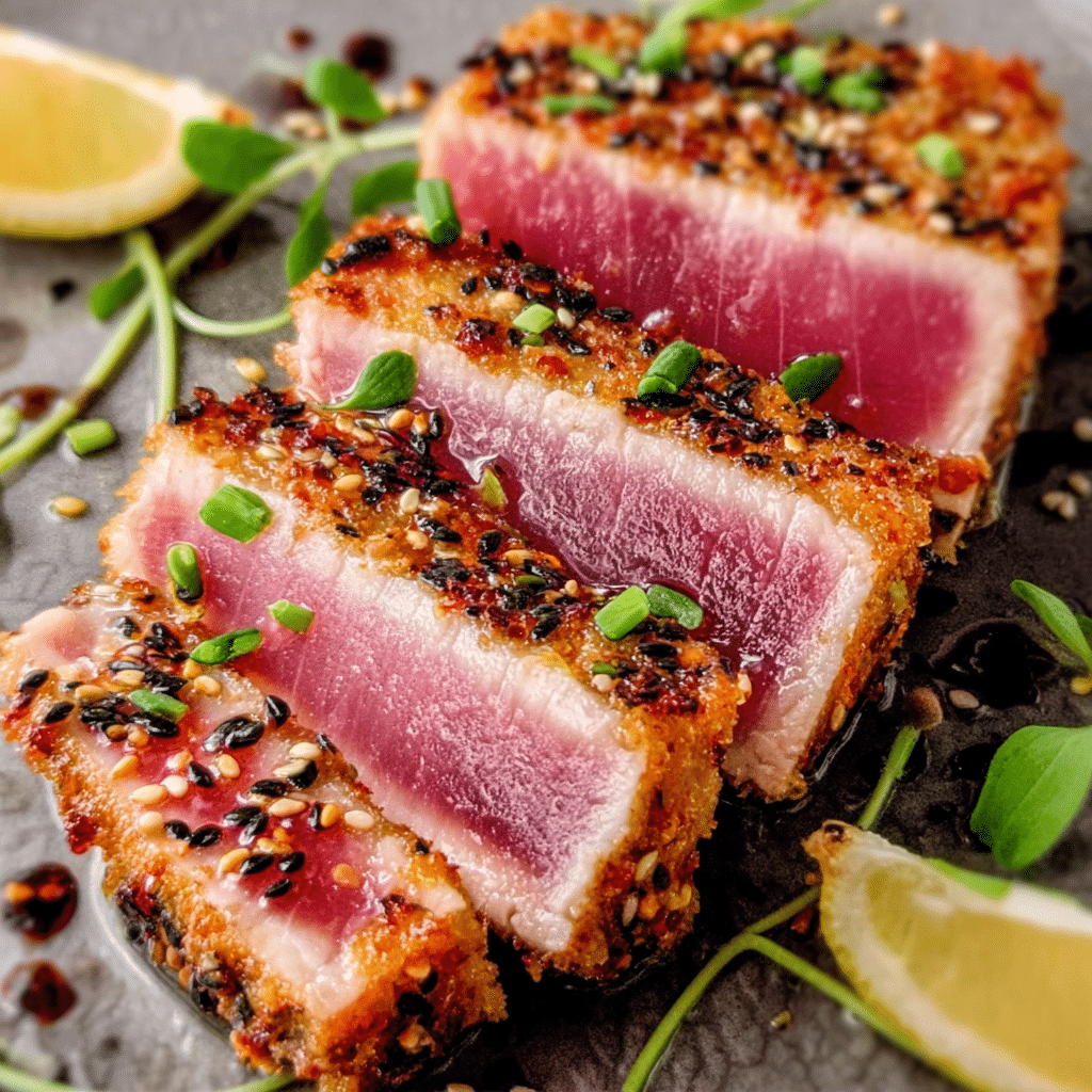 Seared Ahi Tuna Steaks