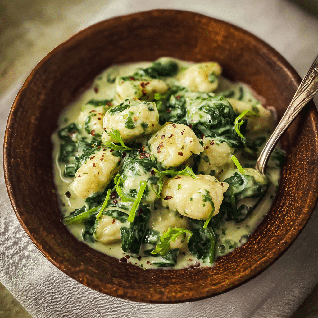 Spinach Gnocchi