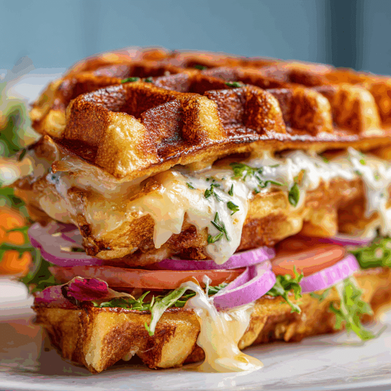 Waffled Grilled Cheese