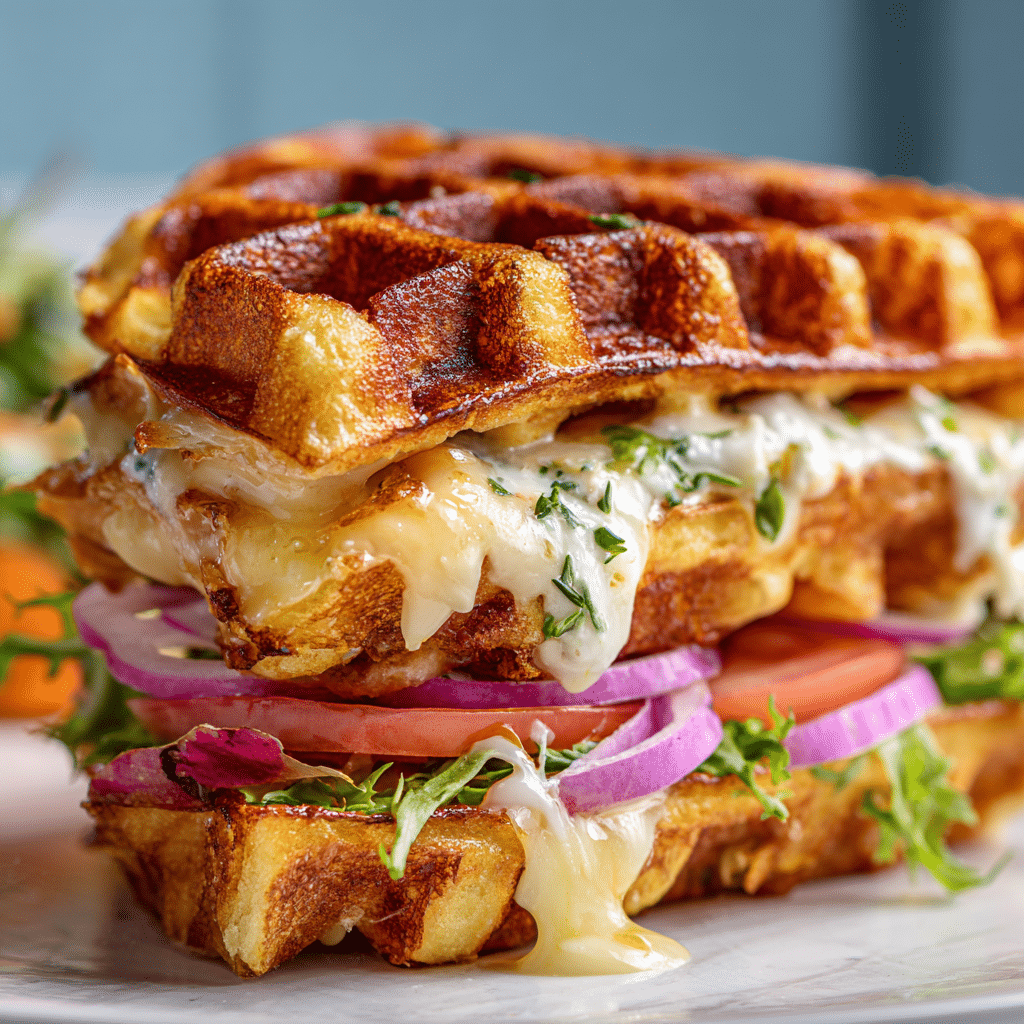 Waffled Grilled Cheese