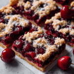 Cherry & Soured Cream Slab Pie