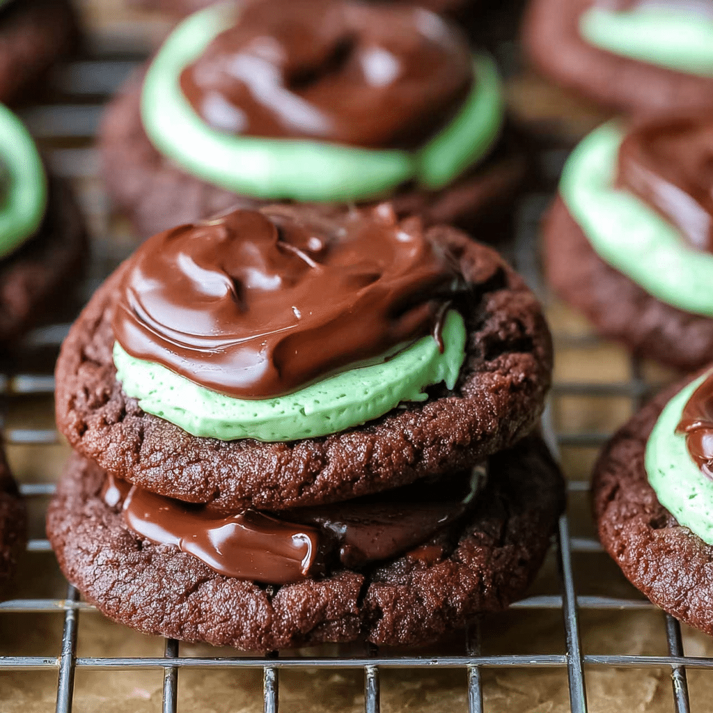 Chocolate Mint Cookies