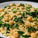 Leek, Pea & Spinach Orzo