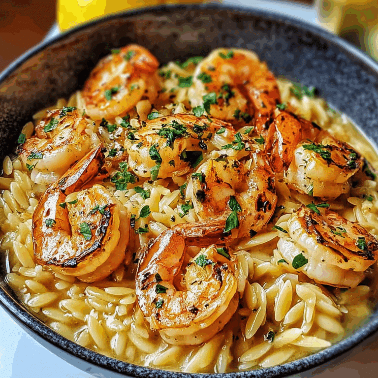 Lemon Shrimp Orzo