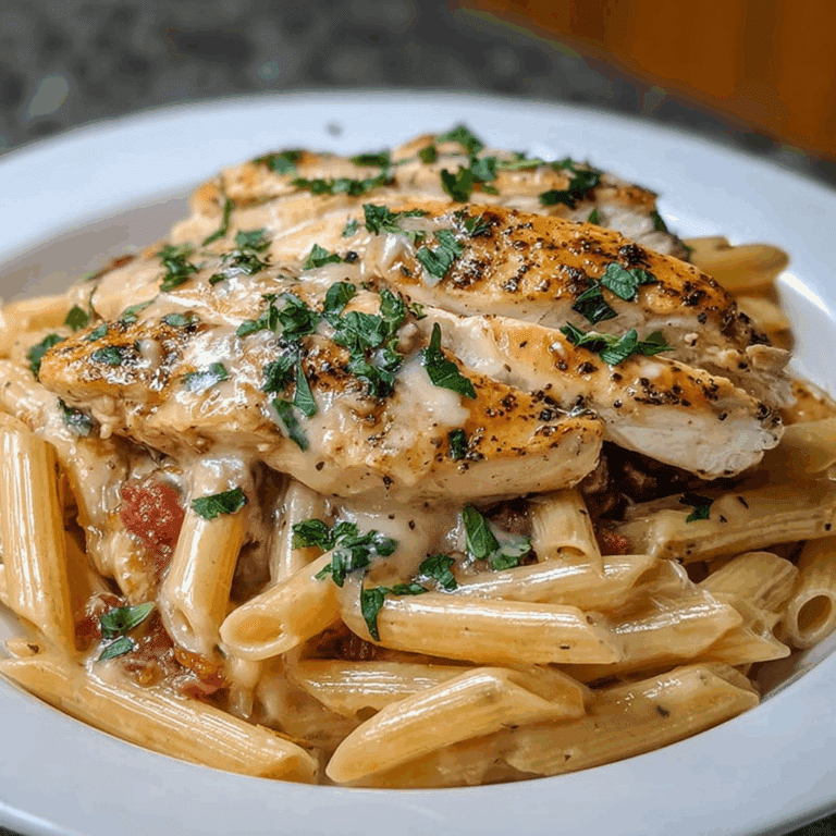 Slow-Cooker Italian Chicken Alfredo Pasta